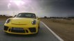 Porsche 911 GT3 Driving on the Race Track in Yellow | AutoMotoTV