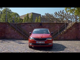 SKODA RAPID SPACEBACK Exterior Design in Red | AutoMotoTV