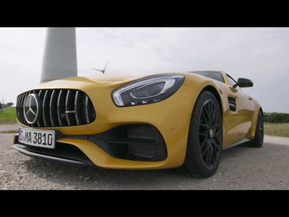 Mercedes-AMG GT C Roadster AMG Design in Solarbeam