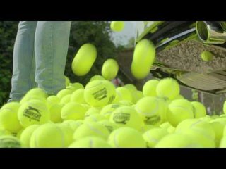 The new Jaguar XF Sportbrake - Tennis balls | AutoMotoTV