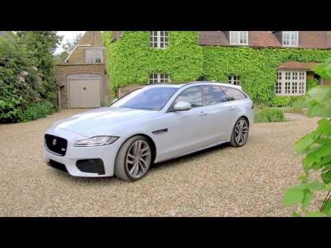 The new Jaguar XF Sportbrake - Gesture tailgate & loadspace | AutoMotoTV