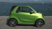 smart fortwo cabrio electric drive electric green Exterior Design | AutoMotoTV