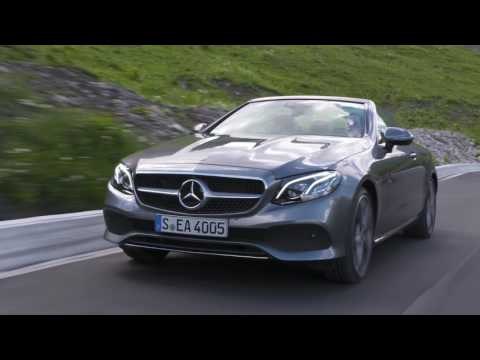 The new Mercedes-Benz E 220 d Cabriolet selenite grey Driving Video | AutoMotoTV