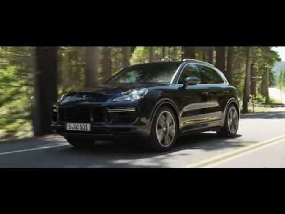 The new Porche Cayenne Turbo Press film