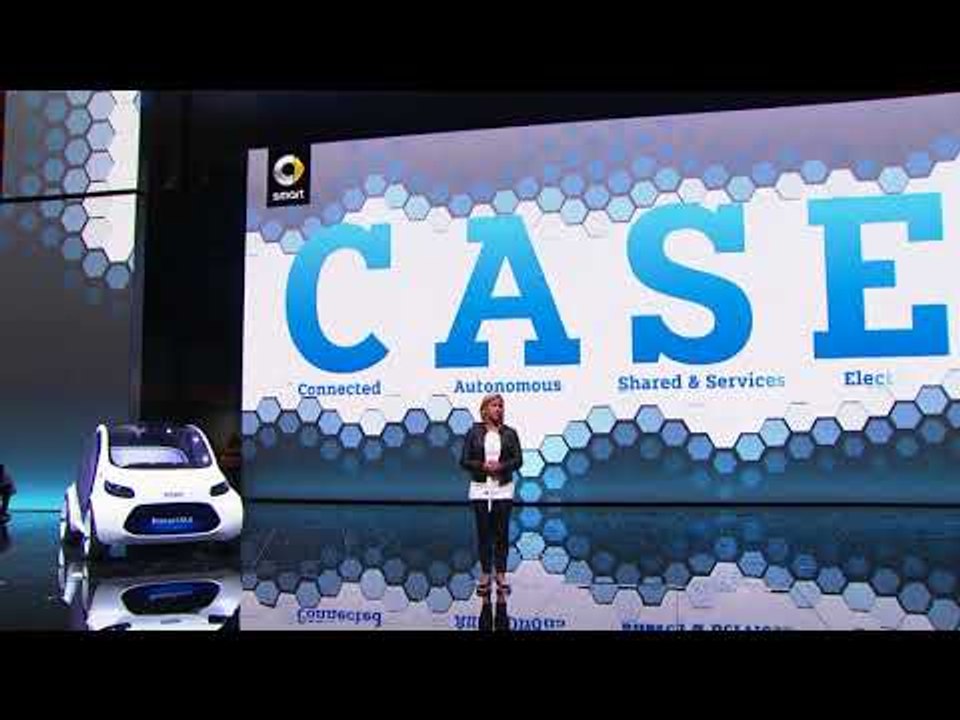 smart Press Conference at the Frankfurt Motor Show 2017 - presentation smart vision EQ fortwo