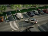 New Volvo XC40 - Cross Traffic Alert with brake support animation