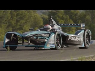 Panasonic Jaguar Racing I-TYPE 2 on the track
