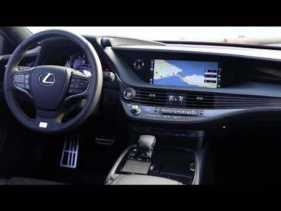 2018 Lexus LS 500 F Sport Interior Design in Matador Red
