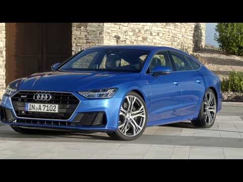 Audi A7 Sportback Exterior Design in Blue