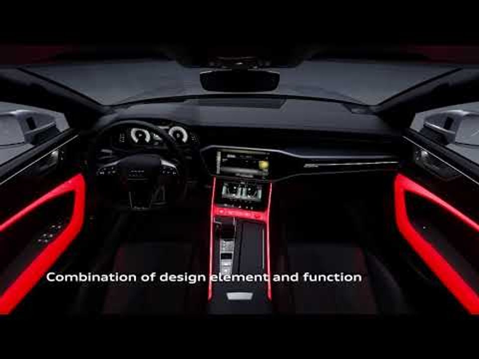 Audi A7 2017 interior design animation