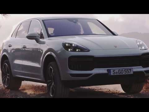 Porsche Cayenne Turbo Carrara White Metallic Driving off road