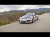 Porsche 911 GT2 RS in Crayon Driving on the road