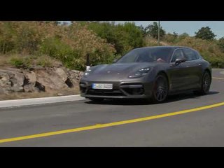Porsche Panamera Turbo Sport Turismo Driving Video