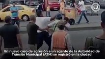 Agente de la ATM y chofer se enfrentaron a golpes, en el norte de #Guayaquil ►