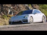 Porsche Panamera Turbo S E-Hybrid Driving Video in Carrara White Metallic