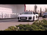 Real Madrid Players recieving their new Audi Cars