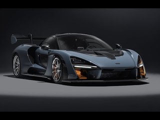 The McLaren Senna ready for its public debut at the 88th Geneva Motor Show