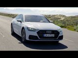 Audi A7 Sportback in Suzuka gray Driving in South Africa