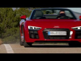 Audi R8 Spyder V10 RWS Driving Video