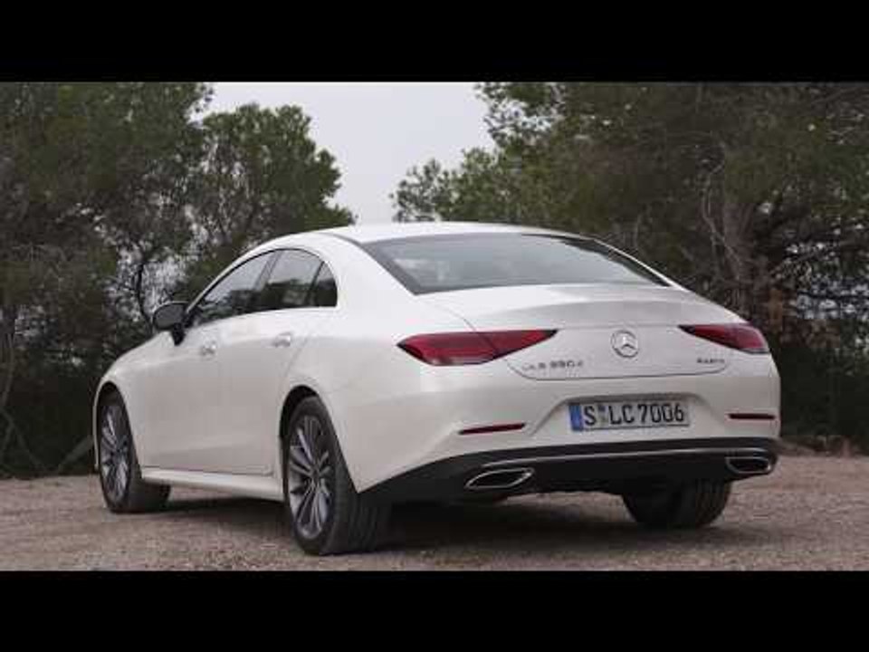 Mercedes-Benz CLS 350 d 4MATIC in White bright Exterior Design