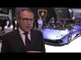 Geneva Motor Show 2018 Press Day - Interview with Stefano Domenicali, Lamborghini