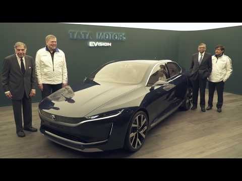 Tata presented the Sedan Electric Concept at the 2018 Geneva Motor Show
