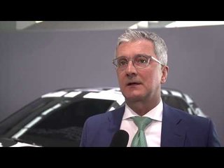 Audi An­nual Press Con­fer­ence 2018 In­ter­view Ru­pert Stadler