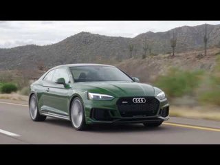 2018 Audi RS 5 Coupe in Green Driving Video