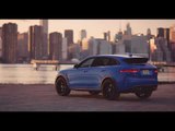 The Jaguar F-Pace SVR in New York