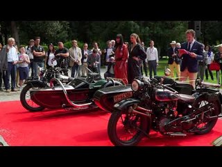 The Moto Major Best of show of the Concorso d Eleganza dedicated to historic motorcycles