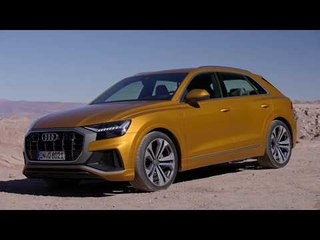 Audi Q8 Exterior Design in Dragon orange in Chile