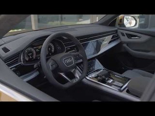 Audi Q8 Interior Design in Dragon orange in Chile