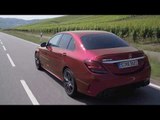 Mercedes-AMG C 43 4MATIC Sedan in Hyacinth red Driving Video