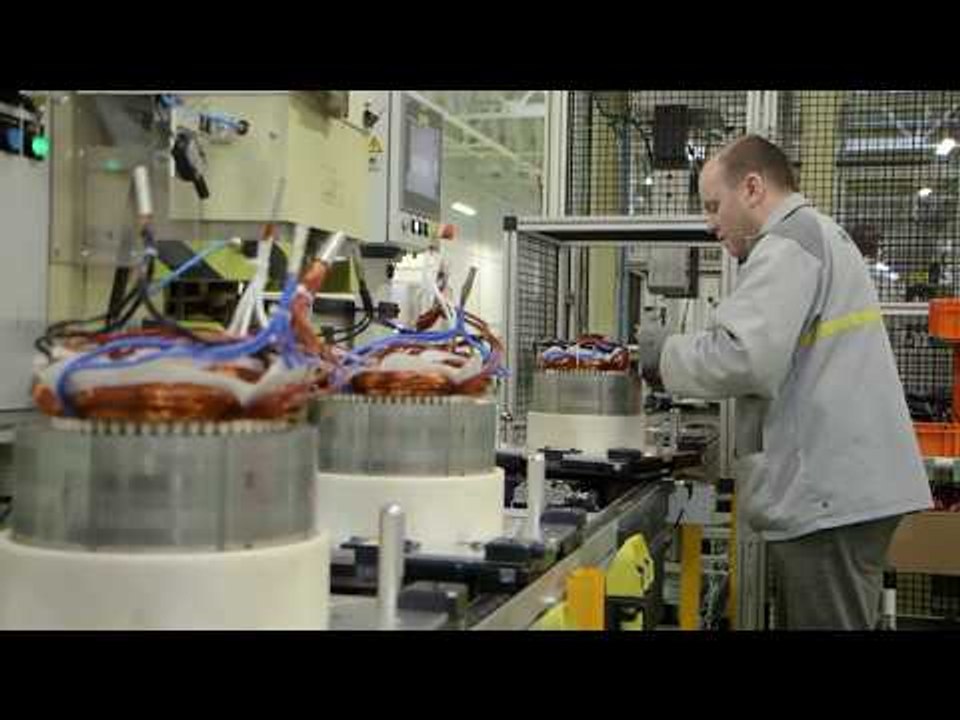 R240 electric motor manufacturing at the Renault Cléon plant - Stator