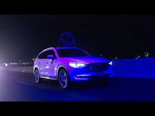 The new Mazda CX-8 Diesel Night Driving