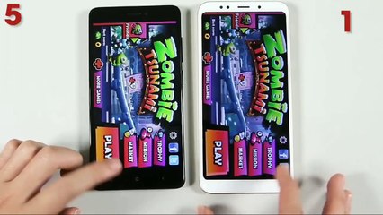 Redmi note 5 v-s Redmi note 5 pro speed test