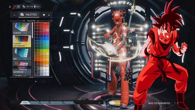 Dragon Ball Z 2016 Warframe Goku Kaio-ken Build Themed Warframe Builds