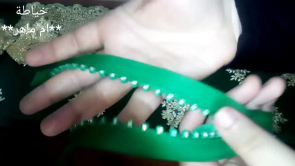 تفصيل و خياطة قندورة بتيل ترافايي مودال رائع للاعراس (الجزء الاول)