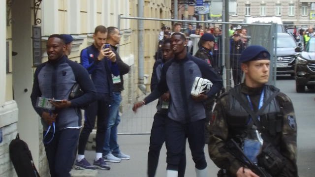 En coulisses - Les Bleus sont à St-Pétersbourg !