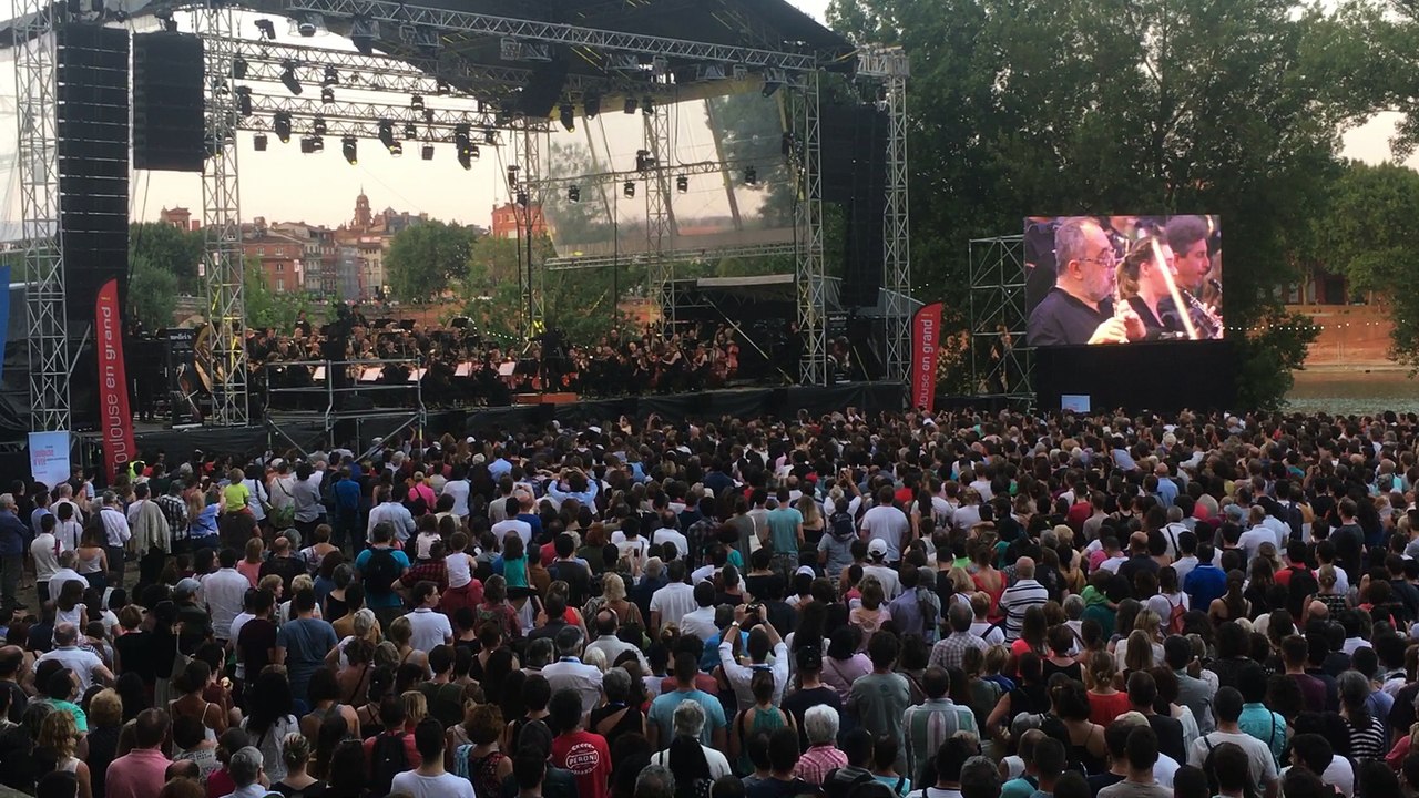 Concert gratuit de l'Orchestre du Capitole en plein air à Toulouse