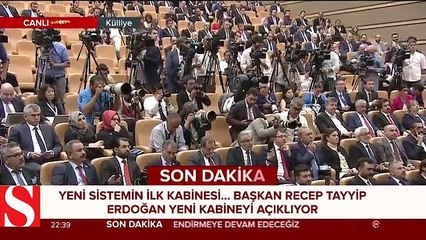 Yeni kabine açıklandı!; Sürpriz isimler