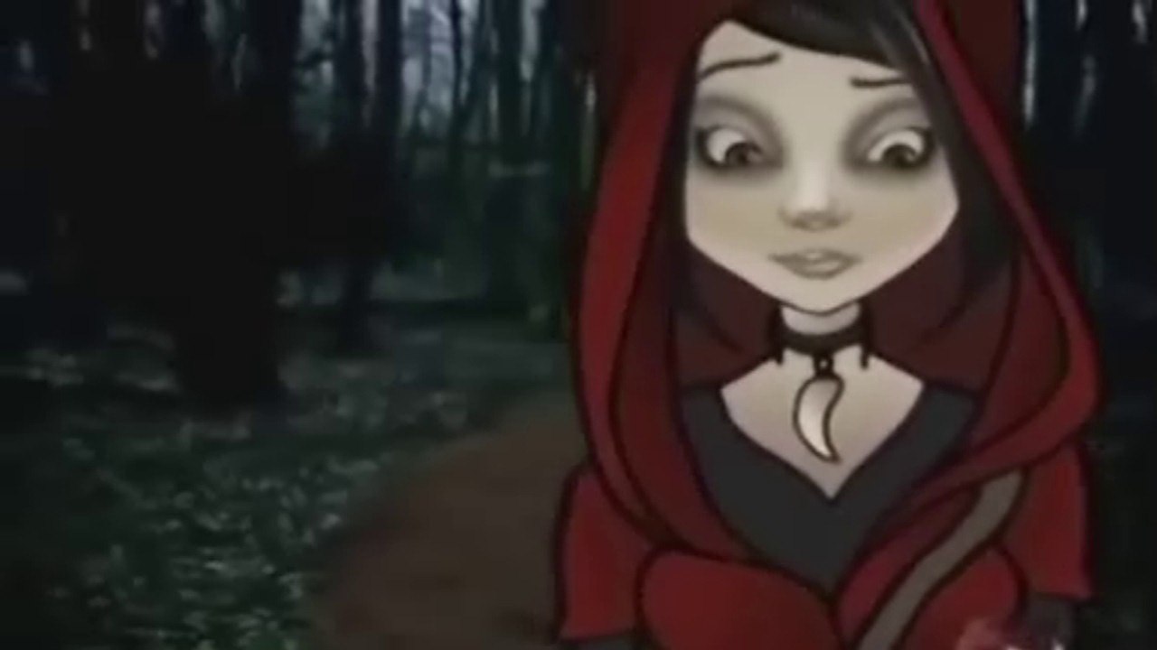 Cartoon HORROR story For Adults ABOUT the MODERN RED riding HOOD