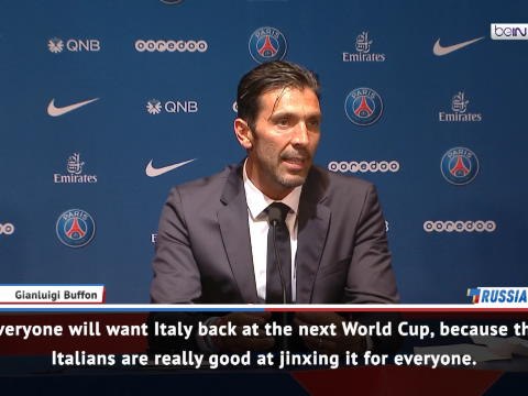 Italy not being at World Cup has jinxed big teams - Buffon