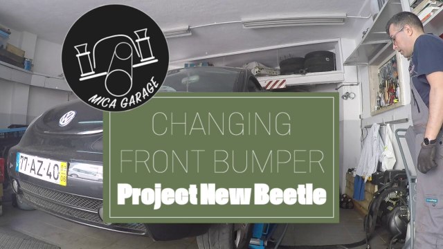 Project New Beetle - Mounting a new bumber - DIY