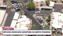 Suspect down following officer-involved shooting in north Phoenix
