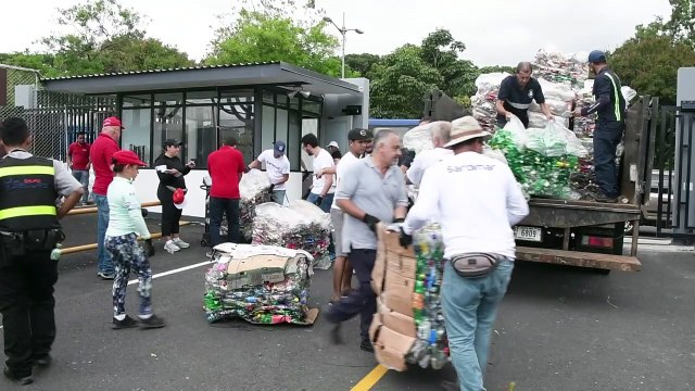 Costa Rica recolecta 25 toneladas de plástico