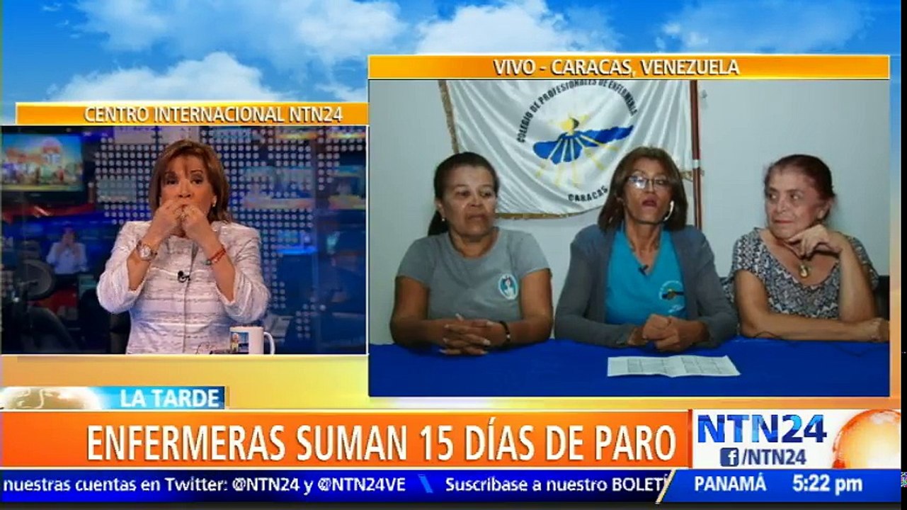 Protestas en Venezuela: Gremio de enfermeras se declara en "misión agarre"
