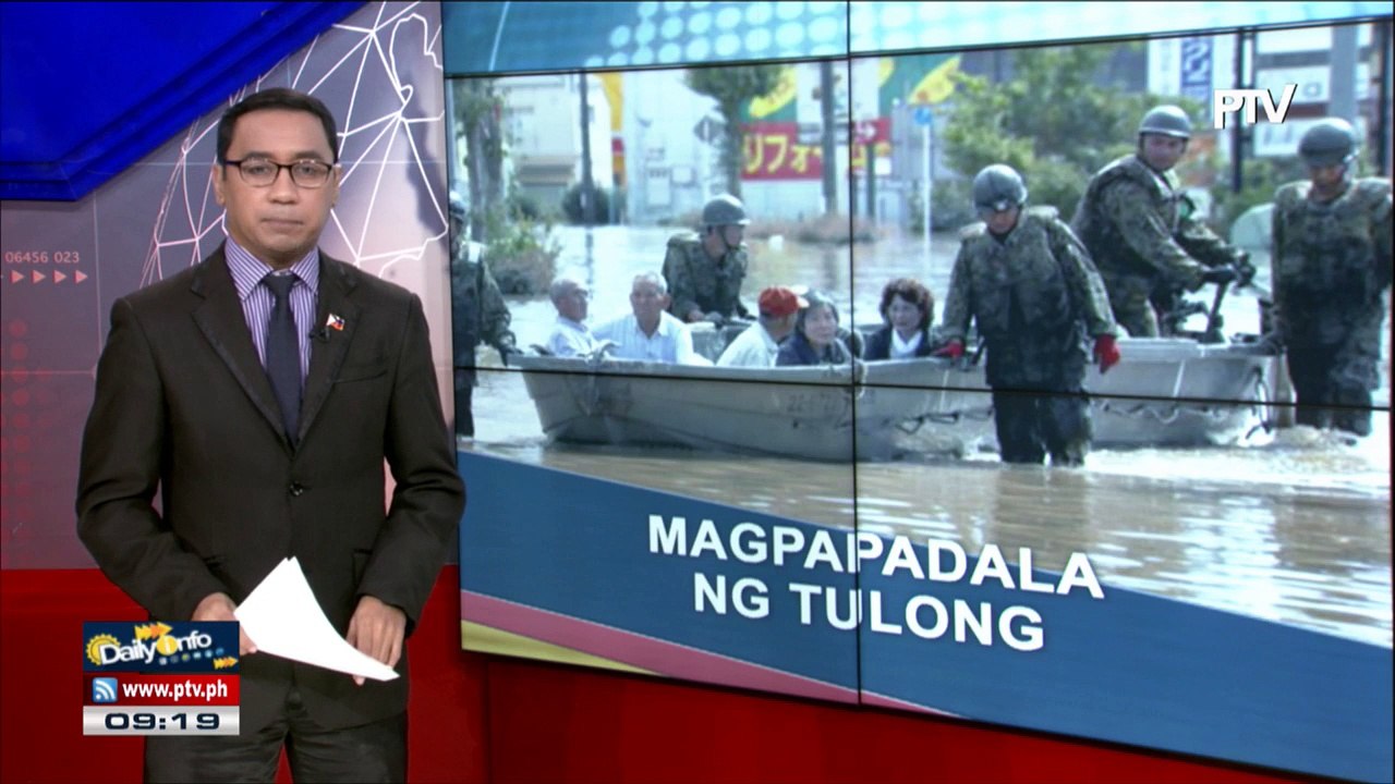 Pilipinas, handang magpadala ng rescue team para tumulong sa operasyon sa pagbaha sa Japan