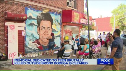 Memorial for `Junior` Guzman-Feliz Cleared But Tragic Site Remains Solemn