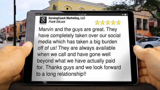 EarningCoach Marketing, LLC Lakewood Incredible 5 Star Review by Frank DeLuca